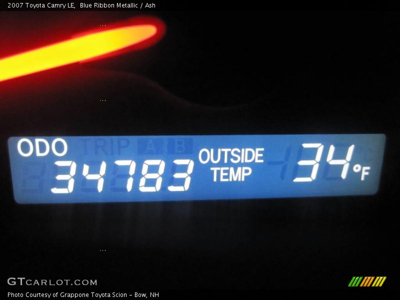 Blue Ribbon Metallic / Ash 2007 Toyota Camry LE