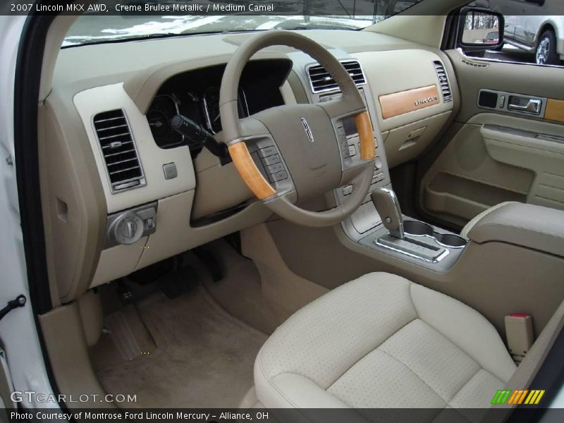 Creme Brulee Metallic / Medium Camel 2007 Lincoln MKX AWD