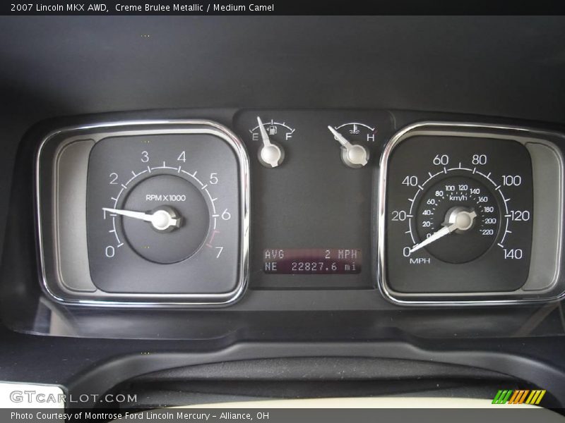 Creme Brulee Metallic / Medium Camel 2007 Lincoln MKX AWD