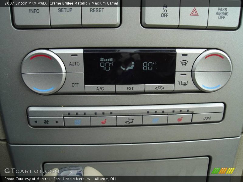 Creme Brulee Metallic / Medium Camel 2007 Lincoln MKX AWD