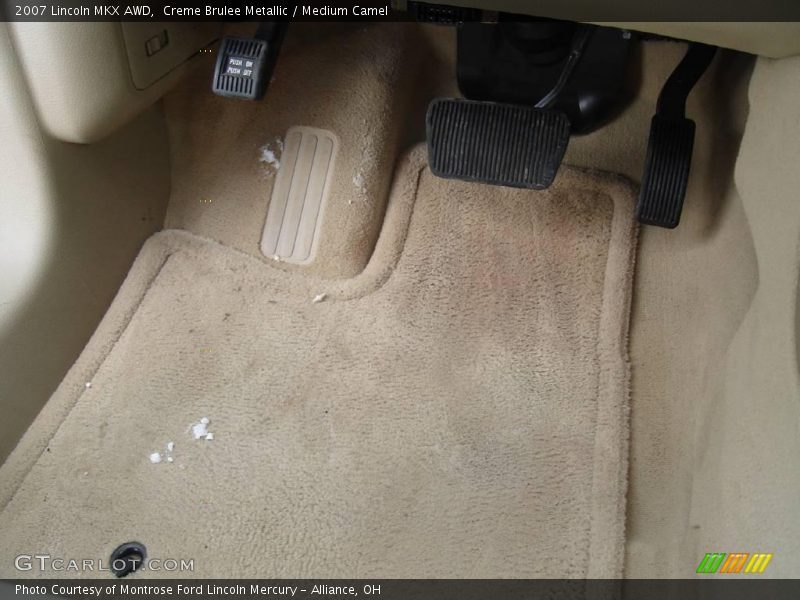 Creme Brulee Metallic / Medium Camel 2007 Lincoln MKX AWD