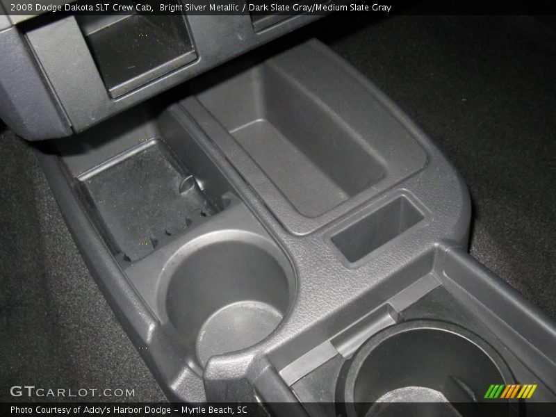 Bright Silver Metallic / Dark Slate Gray/Medium Slate Gray 2008 Dodge Dakota SLT Crew Cab