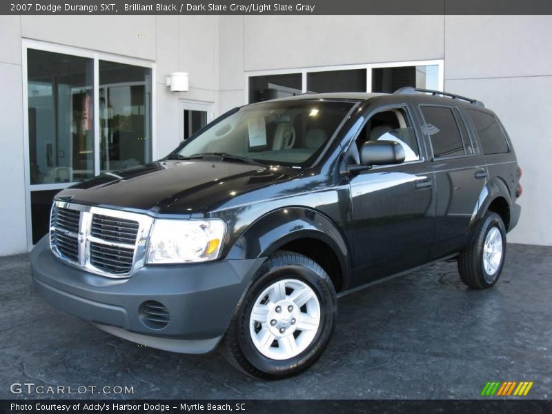 Brilliant Black / Dark Slate Gray/Light Slate Gray 2007 Dodge Durango SXT