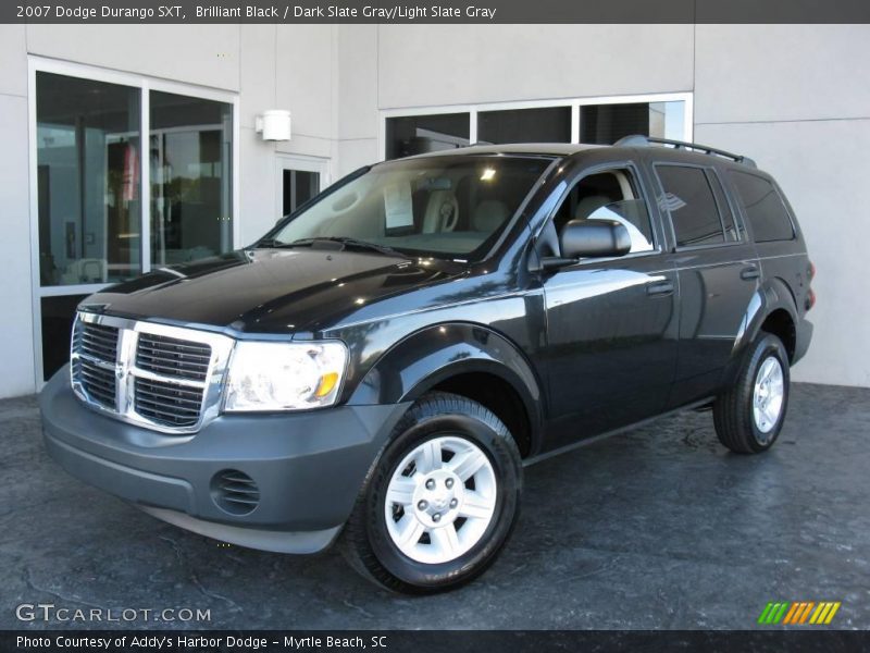 Brilliant Black / Dark Slate Gray/Light Slate Gray 2007 Dodge Durango SXT