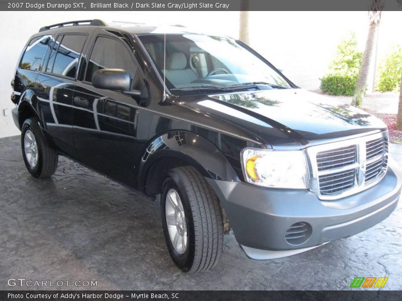 Brilliant Black / Dark Slate Gray/Light Slate Gray 2007 Dodge Durango SXT