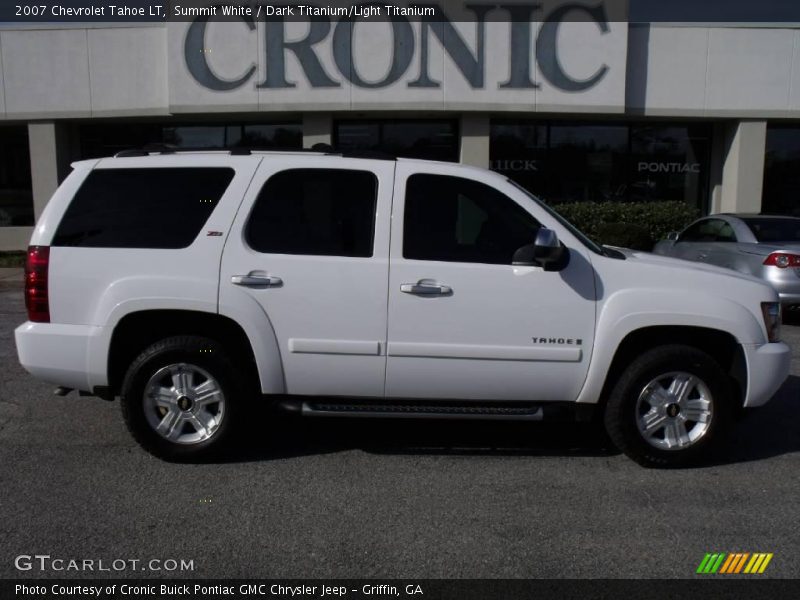 Summit White / Dark Titanium/Light Titanium 2007 Chevrolet Tahoe LT