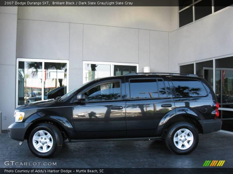 Brilliant Black / Dark Slate Gray/Light Slate Gray 2007 Dodge Durango SXT