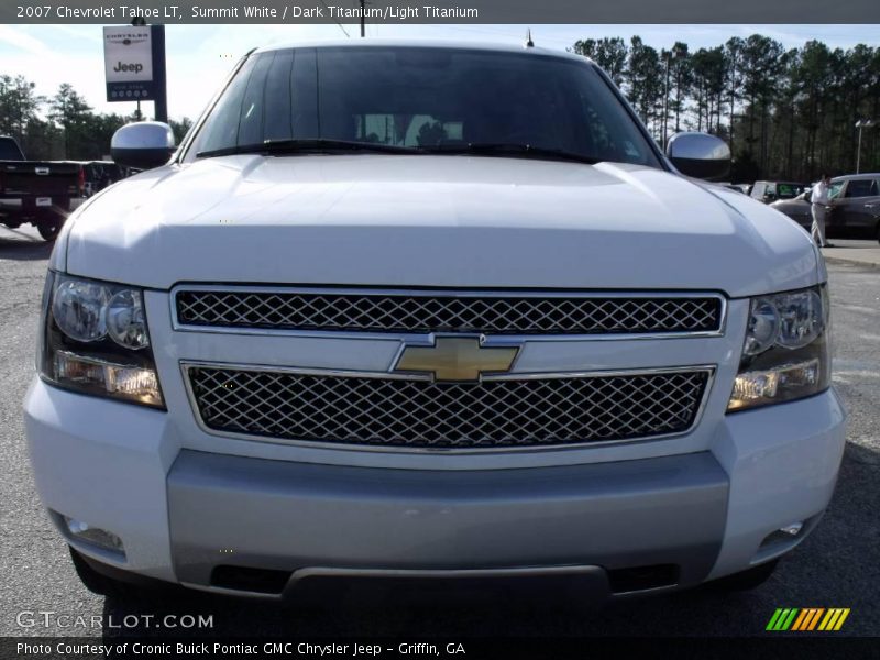Summit White / Dark Titanium/Light Titanium 2007 Chevrolet Tahoe LT