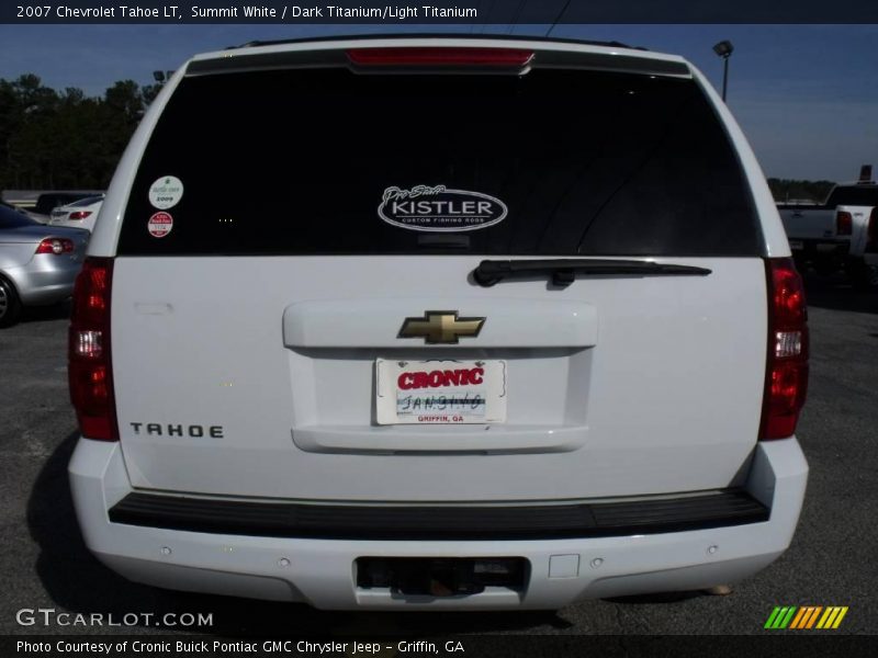 Summit White / Dark Titanium/Light Titanium 2007 Chevrolet Tahoe LT