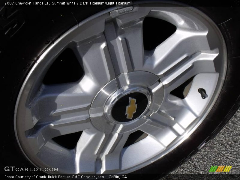Summit White / Dark Titanium/Light Titanium 2007 Chevrolet Tahoe LT