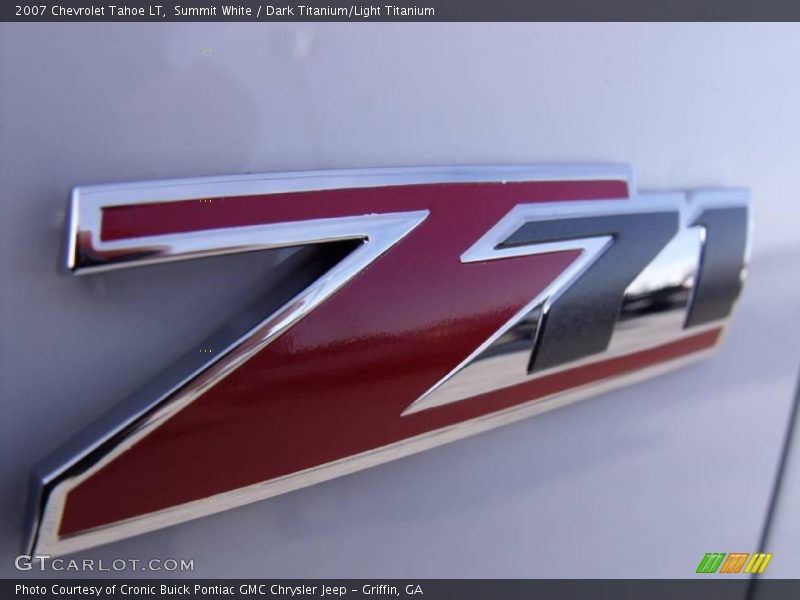 Summit White / Dark Titanium/Light Titanium 2007 Chevrolet Tahoe LT
