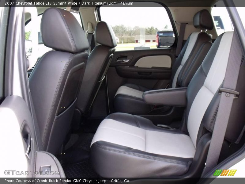 Summit White / Dark Titanium/Light Titanium 2007 Chevrolet Tahoe LT