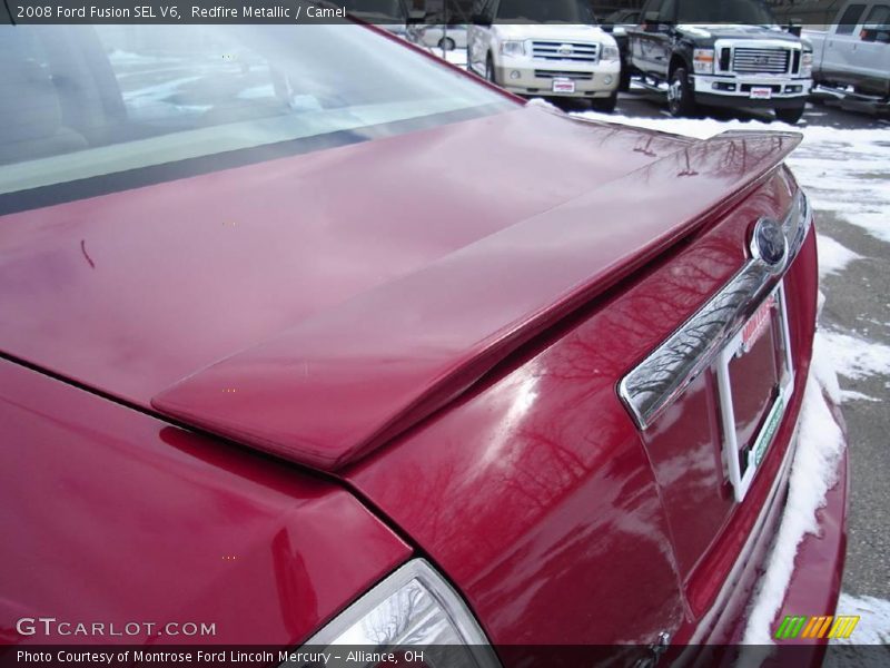 Redfire Metallic / Camel 2008 Ford Fusion SEL V6