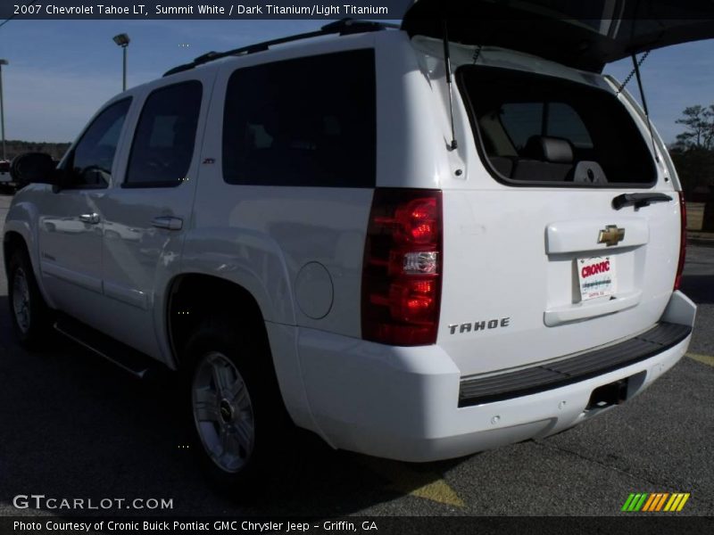 Summit White / Dark Titanium/Light Titanium 2007 Chevrolet Tahoe LT