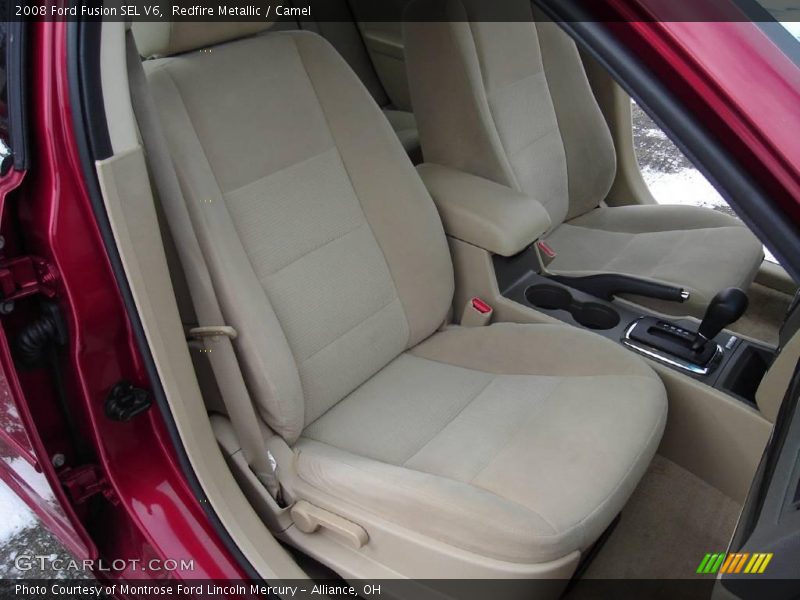 Redfire Metallic / Camel 2008 Ford Fusion SEL V6