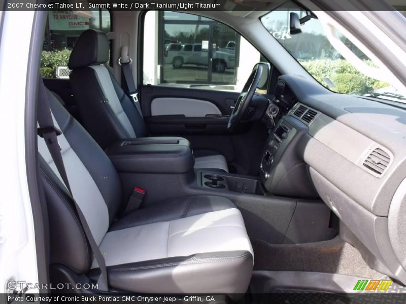Summit White / Dark Titanium/Light Titanium 2007 Chevrolet Tahoe LT
