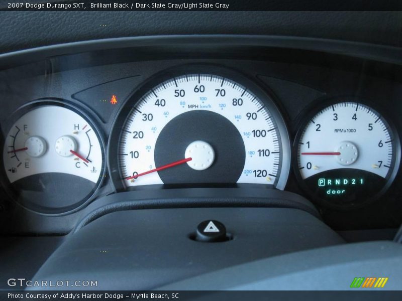 Brilliant Black / Dark Slate Gray/Light Slate Gray 2007 Dodge Durango SXT