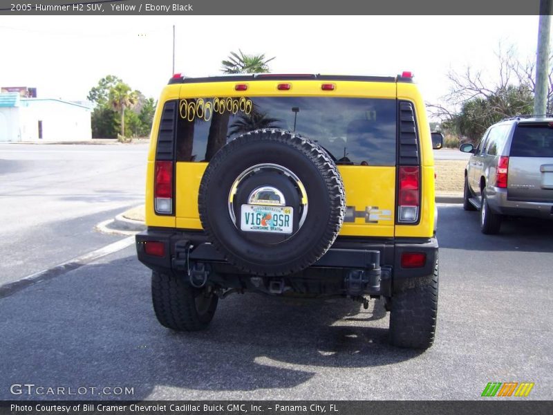 Yellow / Ebony Black 2005 Hummer H2 SUV