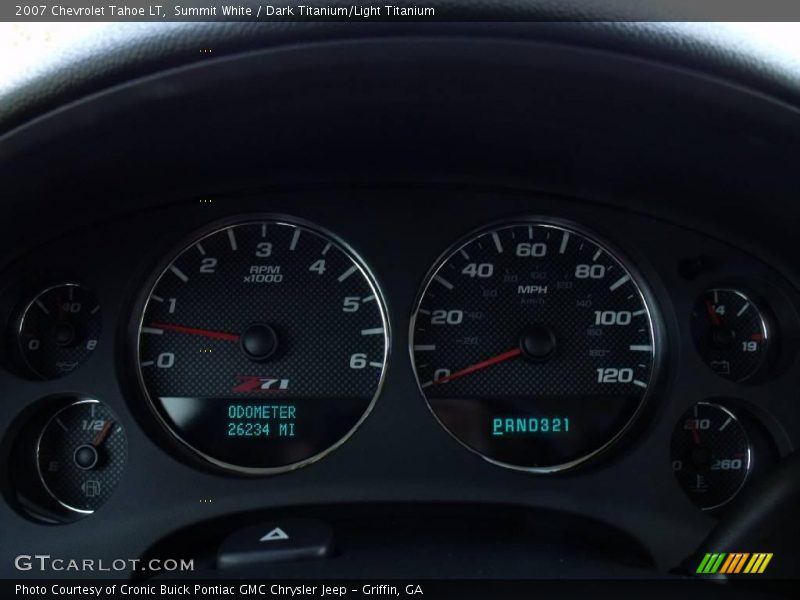 Summit White / Dark Titanium/Light Titanium 2007 Chevrolet Tahoe LT