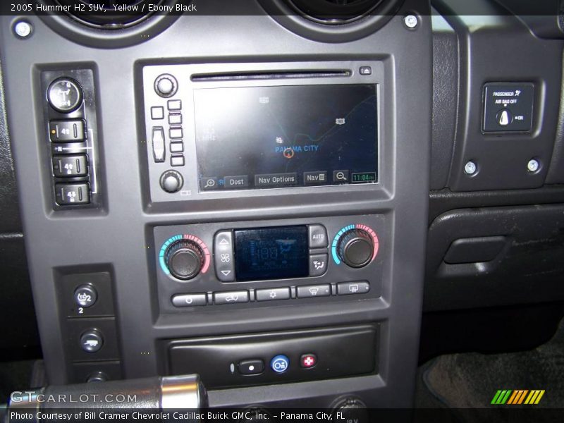 Yellow / Ebony Black 2005 Hummer H2 SUV
