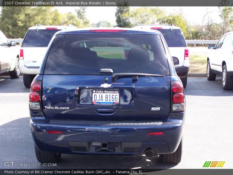 Imperial Blue Metallic / Ebony 2007 Chevrolet TrailBlazer SS 4x4