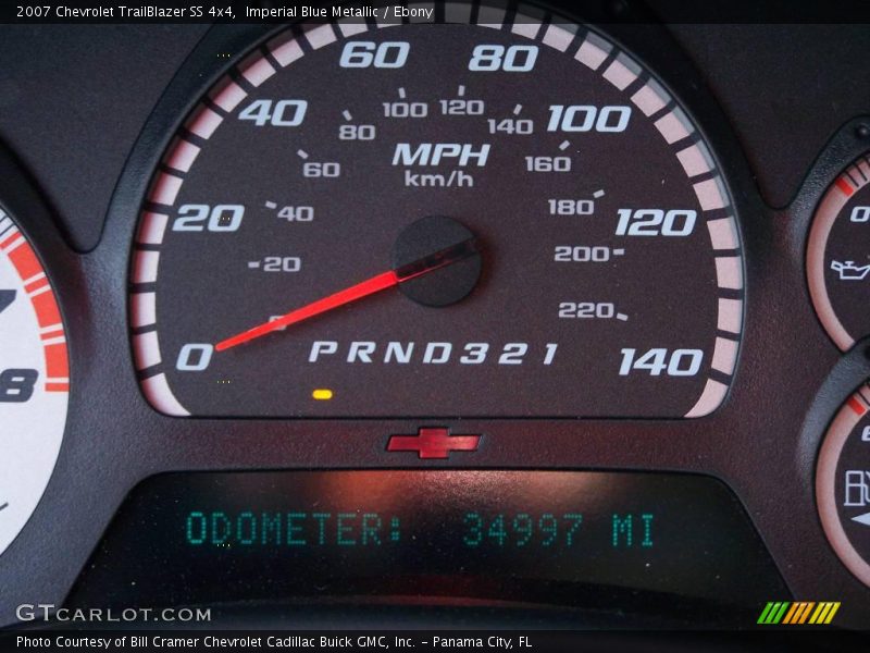 Imperial Blue Metallic / Ebony 2007 Chevrolet TrailBlazer SS 4x4