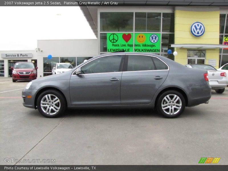 Platinum Grey Metallic / Art Gray 2007 Volkswagen Jetta 2.5 Sedan