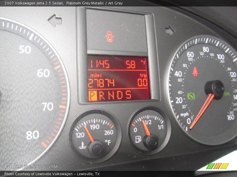 Platinum Grey Metallic / Art Gray 2007 Volkswagen Jetta 2.5 Sedan