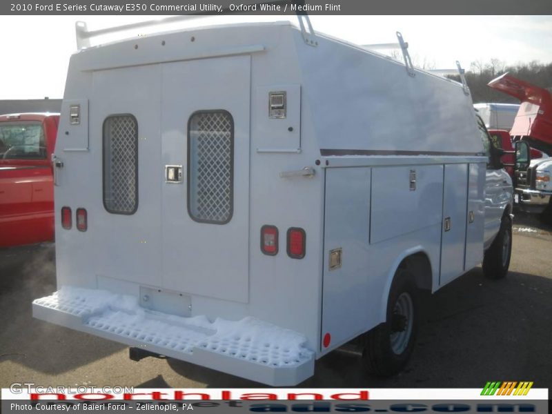Oxford White / Medium Flint 2010 Ford E Series Cutaway E350 Commercial Utility