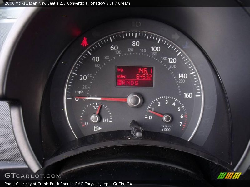Shadow Blue / Cream 2006 Volkswagen New Beetle 2.5 Convertible