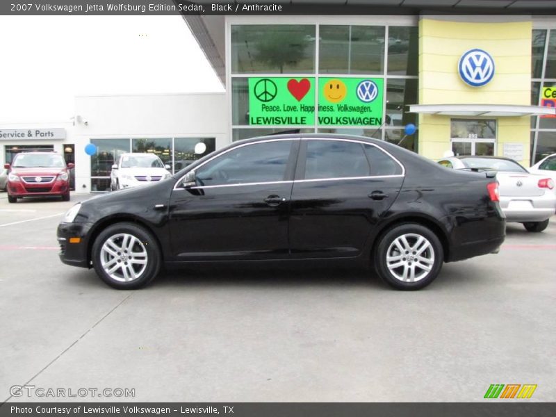 Black / Anthracite 2007 Volkswagen Jetta Wolfsburg Edition Sedan