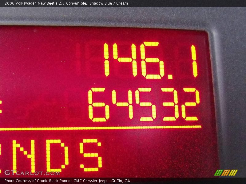 Shadow Blue / Cream 2006 Volkswagen New Beetle 2.5 Convertible