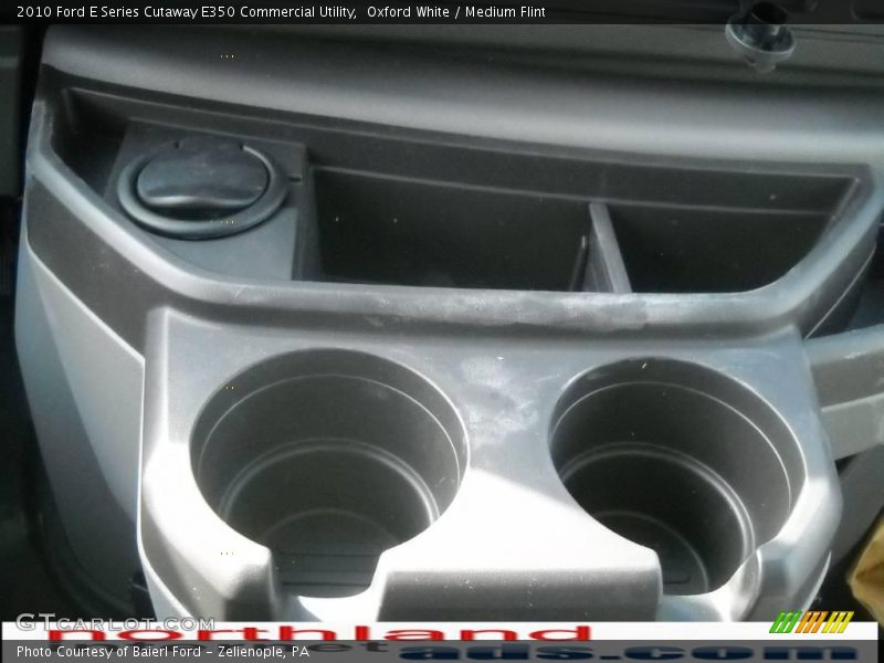 Oxford White / Medium Flint 2010 Ford E Series Cutaway E350 Commercial Utility
