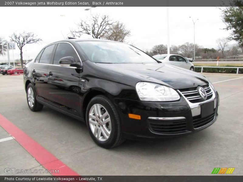 Black / Anthracite 2007 Volkswagen Jetta Wolfsburg Edition Sedan