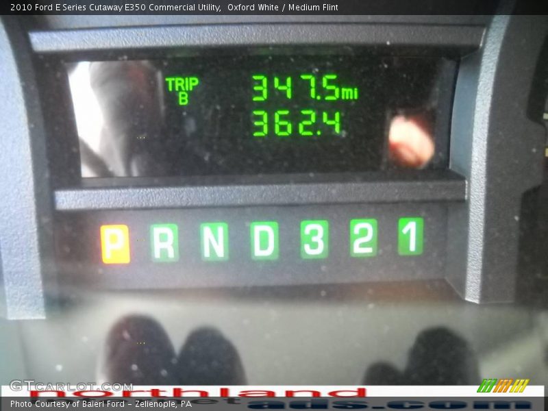 Oxford White / Medium Flint 2010 Ford E Series Cutaway E350 Commercial Utility