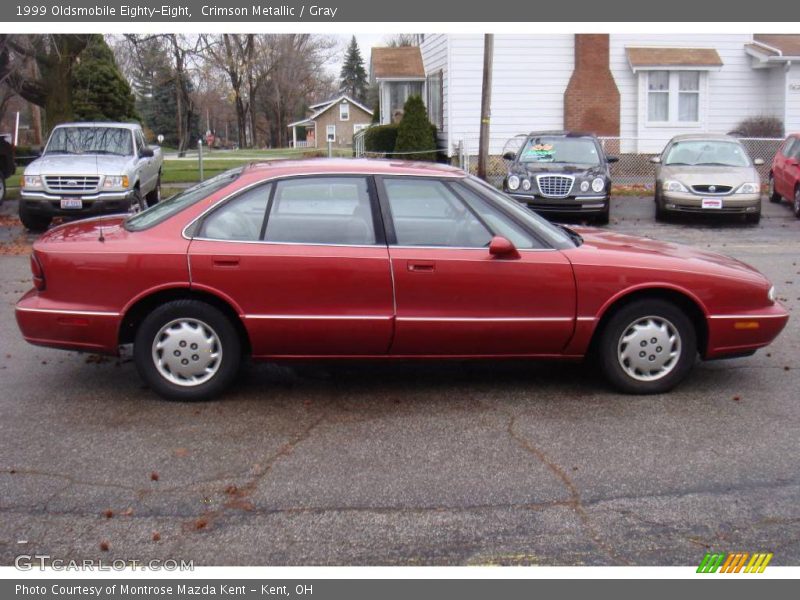 Crimson Metallic / Gray 1999 Oldsmobile Eighty-Eight
