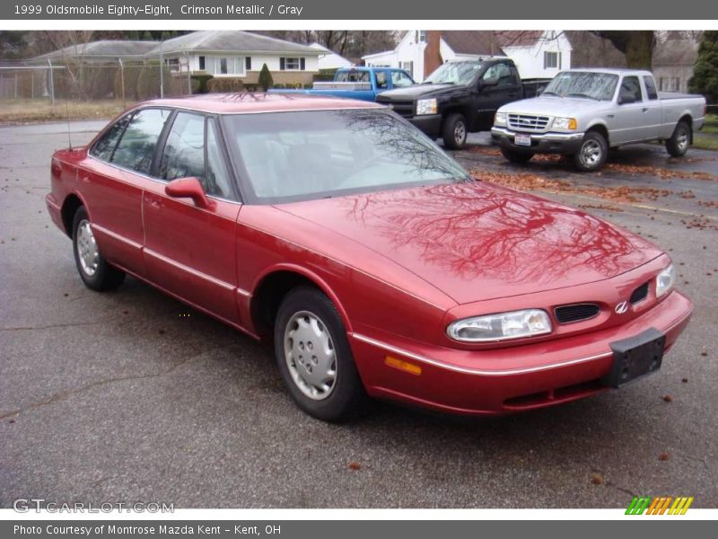 Crimson Metallic / Gray 1999 Oldsmobile Eighty-Eight