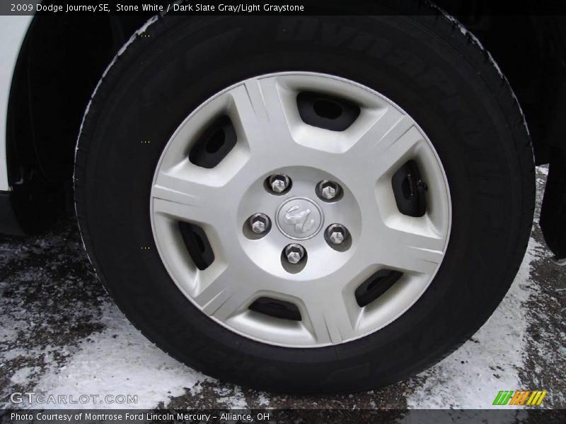 Stone White / Dark Slate Gray/Light Graystone 2009 Dodge Journey SE
