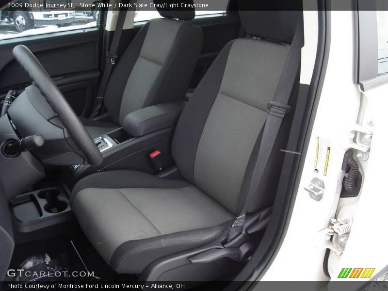 Stone White / Dark Slate Gray/Light Graystone 2009 Dodge Journey SE
