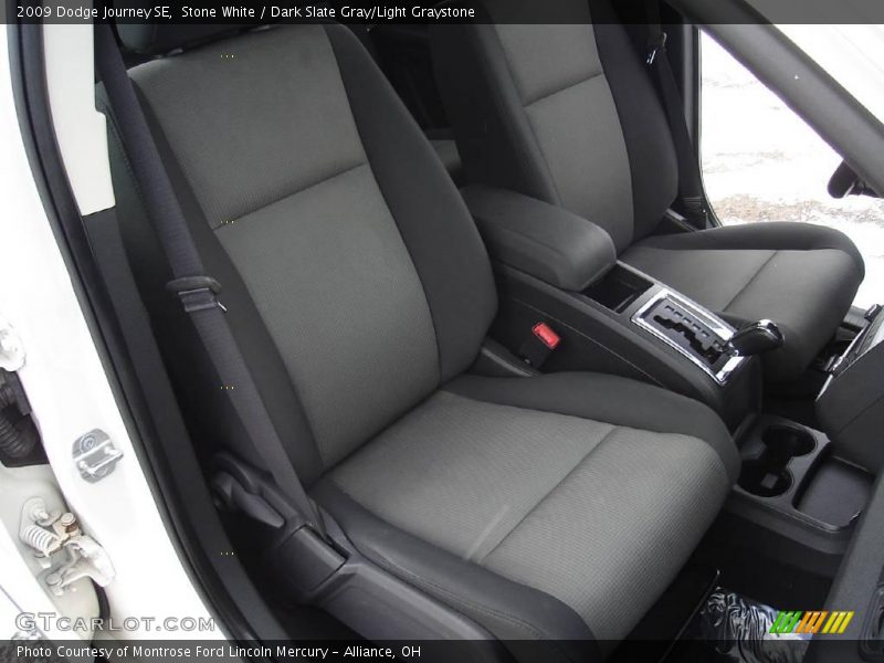 Stone White / Dark Slate Gray/Light Graystone 2009 Dodge Journey SE