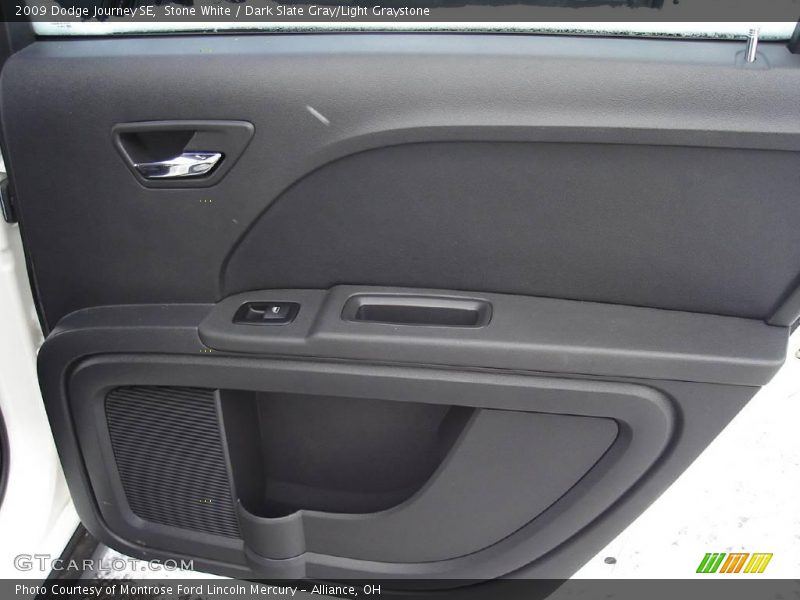 Stone White / Dark Slate Gray/Light Graystone 2009 Dodge Journey SE