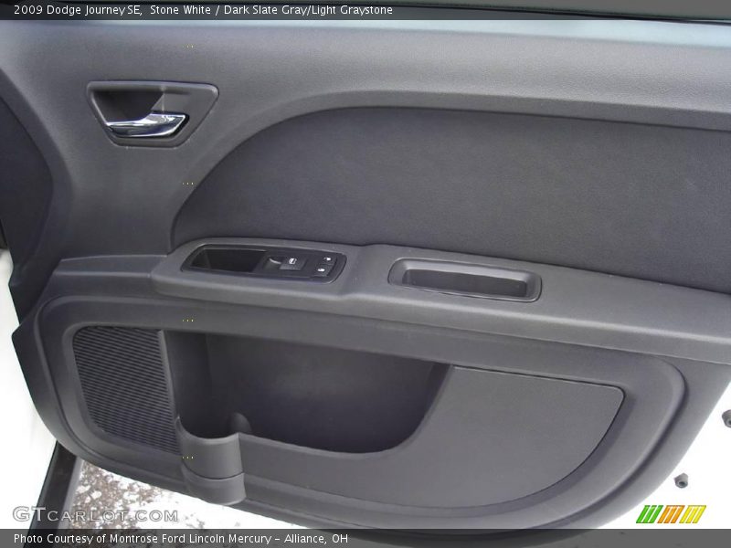 Stone White / Dark Slate Gray/Light Graystone 2009 Dodge Journey SE