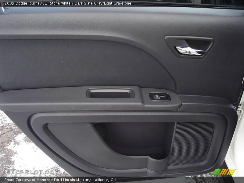 Stone White / Dark Slate Gray/Light Graystone 2009 Dodge Journey SE