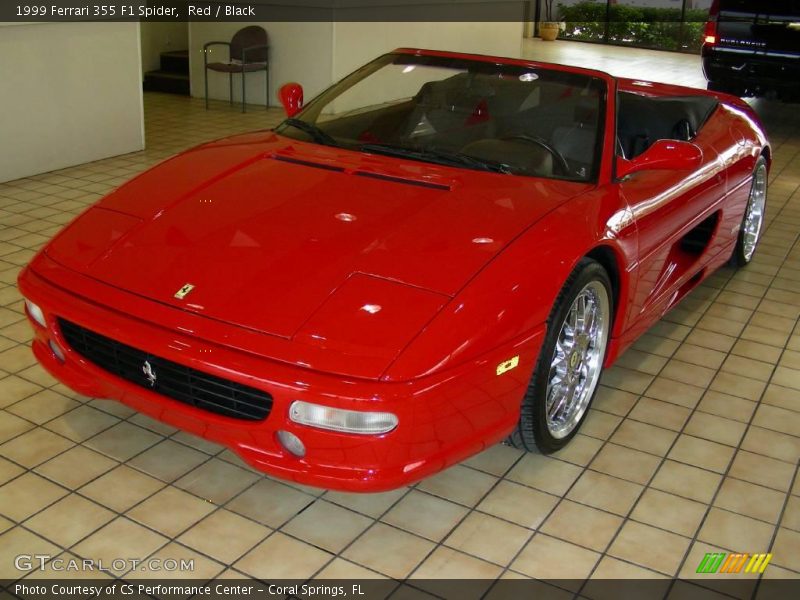 Red / Black 1999 Ferrari 355 F1 Spider