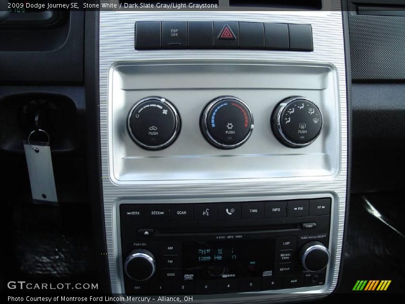 Stone White / Dark Slate Gray/Light Graystone 2009 Dodge Journey SE