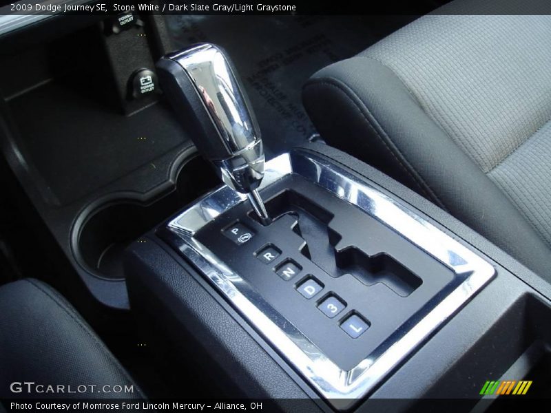 Stone White / Dark Slate Gray/Light Graystone 2009 Dodge Journey SE
