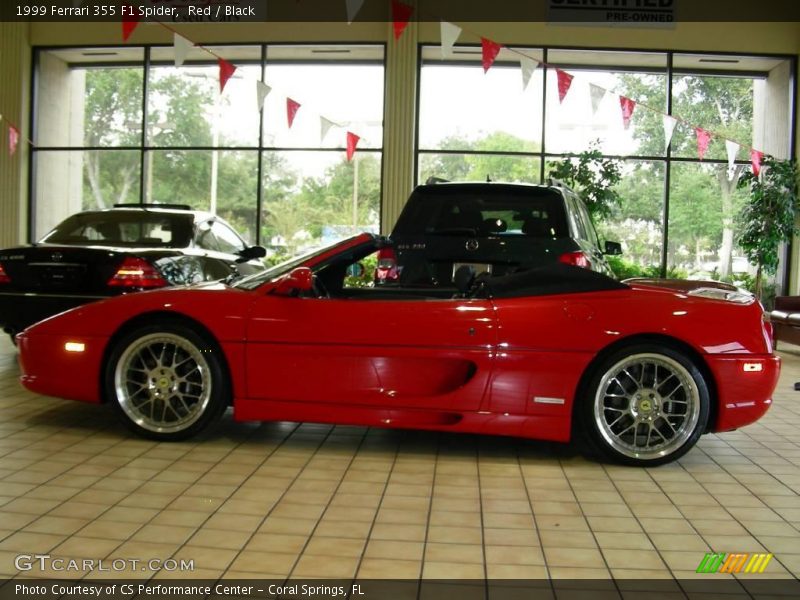 Red / Black 1999 Ferrari 355 F1 Spider