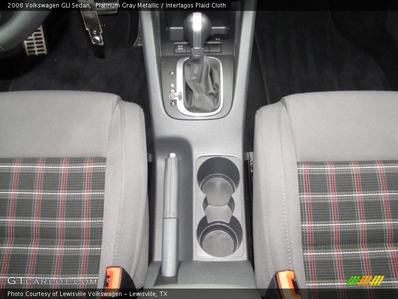 Platinum Gray Metallic / Interlagos Plaid Cloth 2008 Volkswagen GLI Sedan