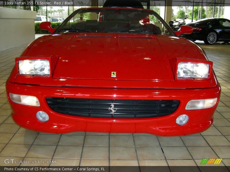 Red / Black 1999 Ferrari 355 F1 Spider