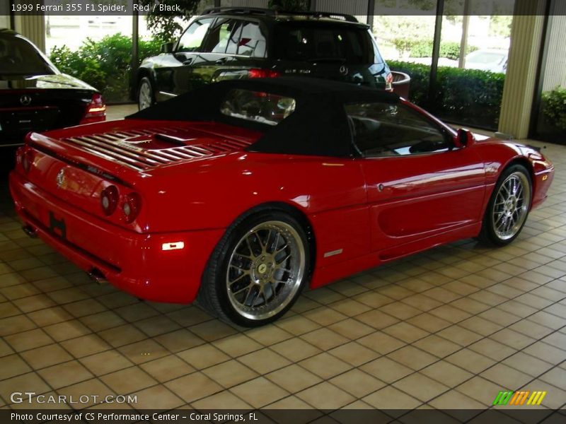 Red / Black 1999 Ferrari 355 F1 Spider